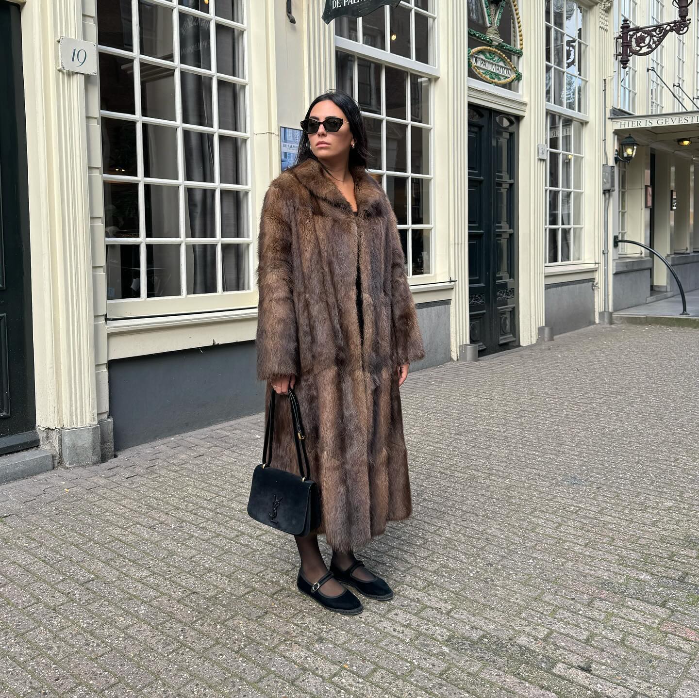 Deloin | Brown Luxurious Faux Fur Coat