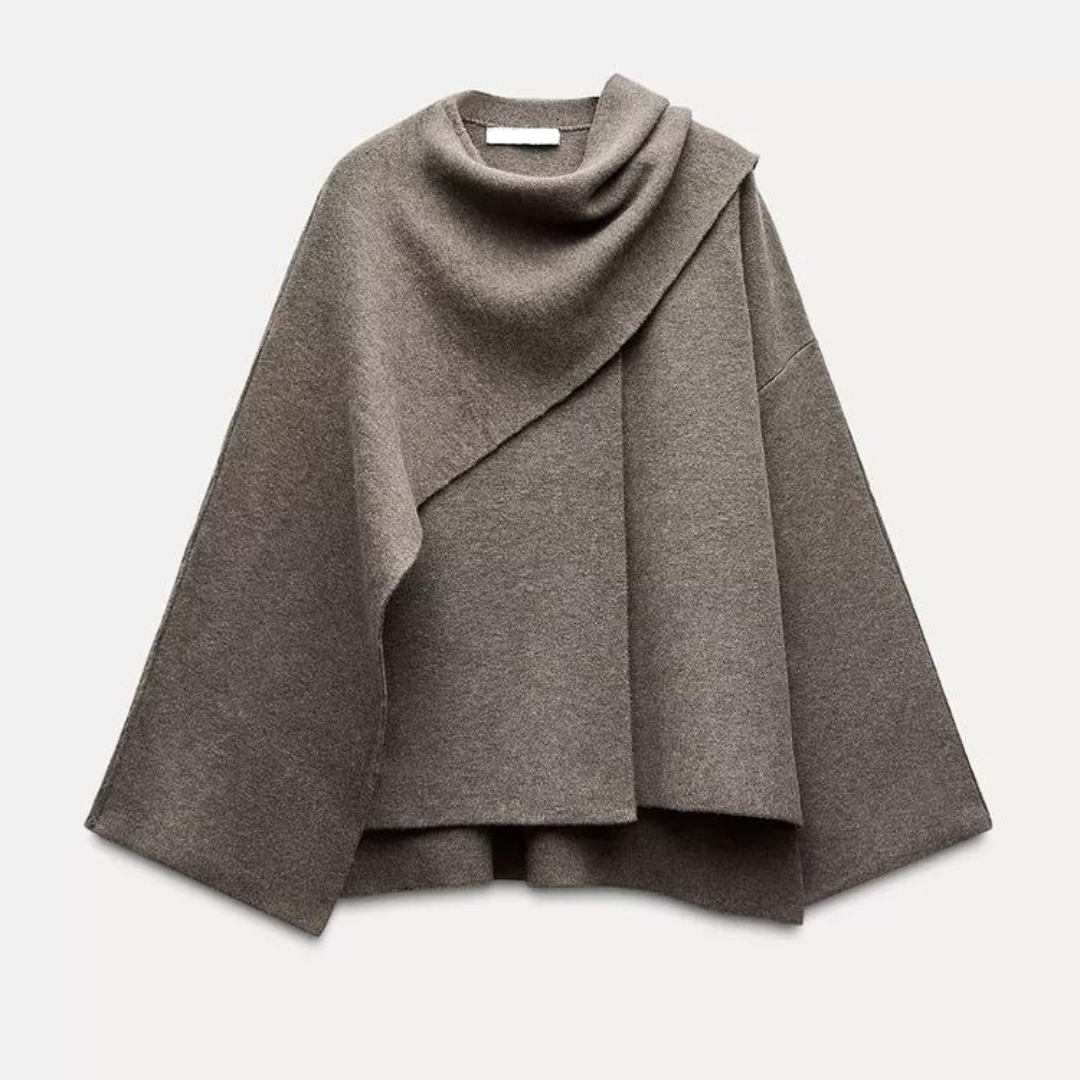 Deloin | Comfy Scarf Coat– Stylish, Warm & Versatile