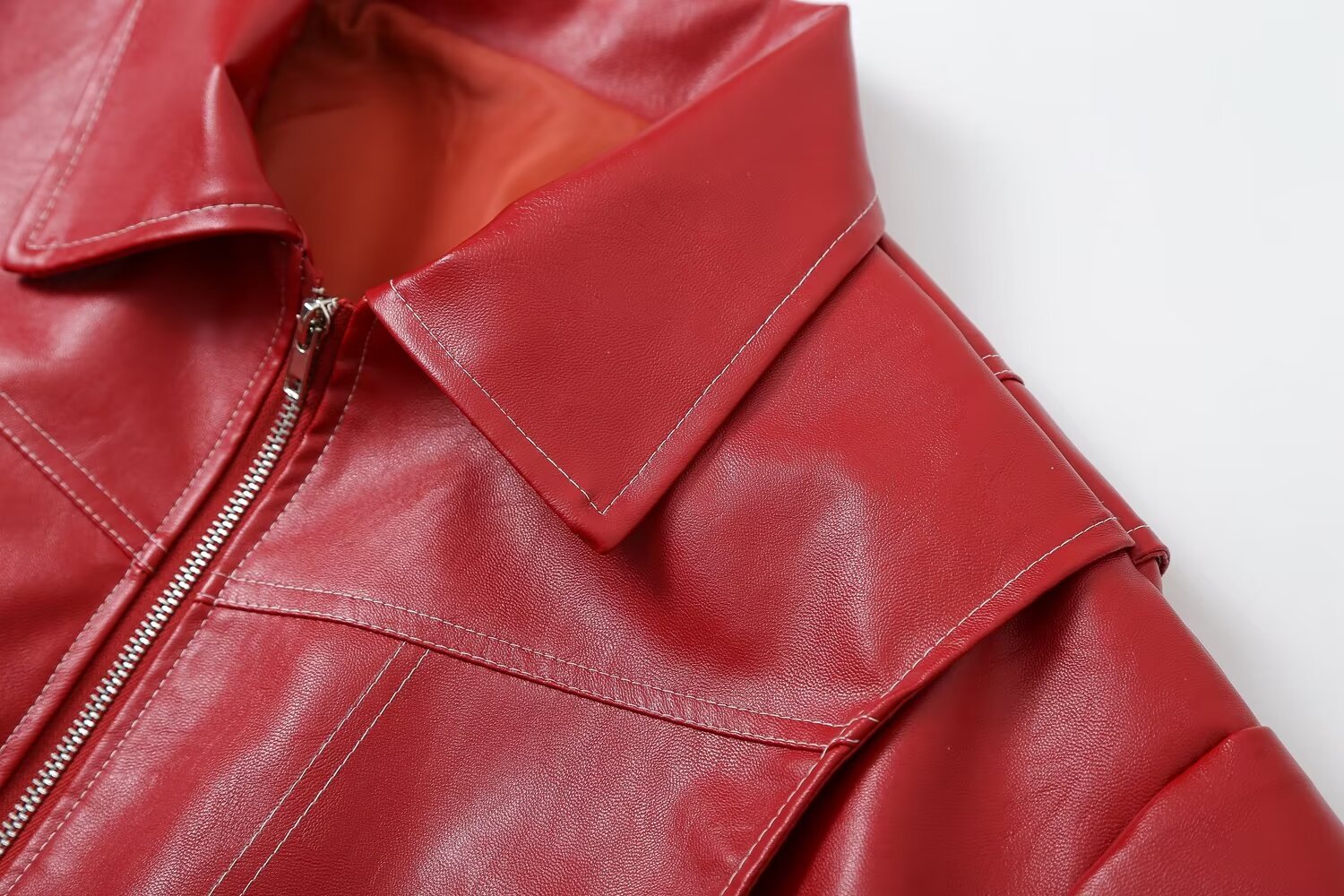 Deloin - Oversized Leather Jacket