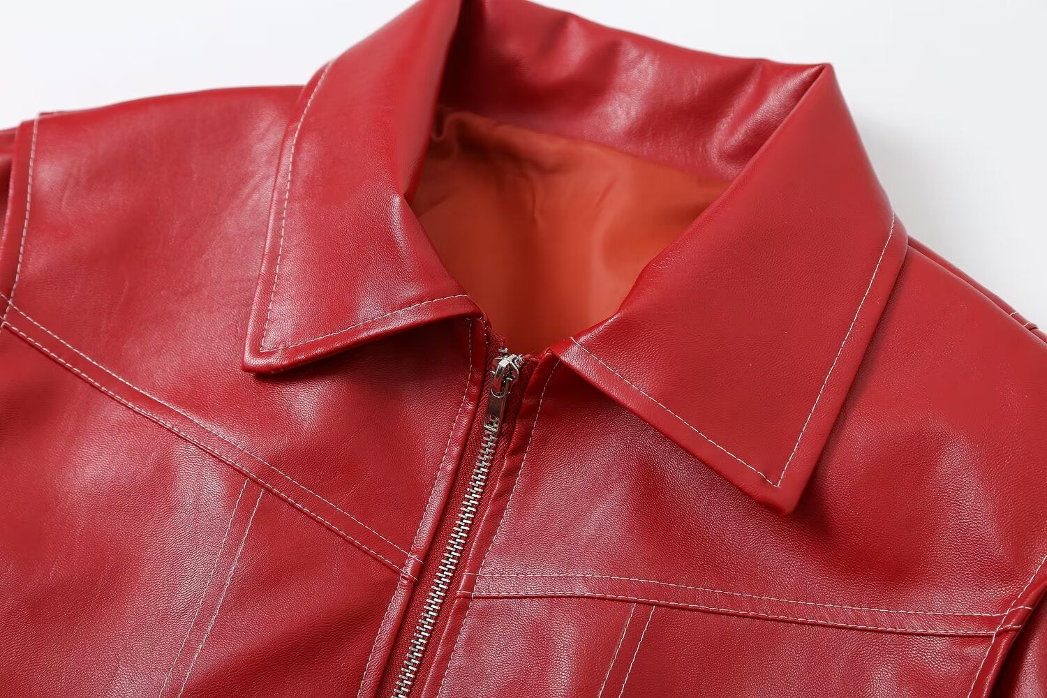 Deloin - Oversized Leather Jacket