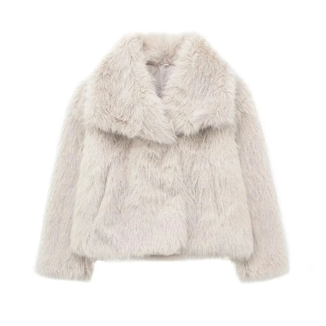 Deloin | Warm Faux Fur Coat